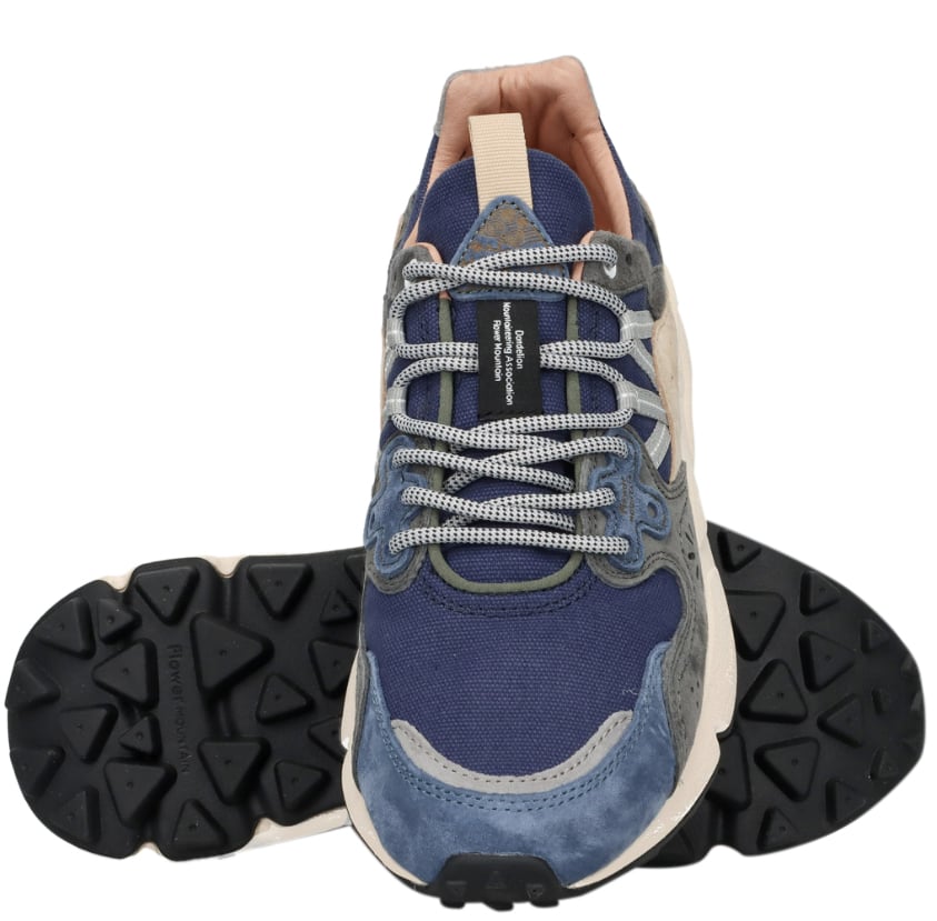 Flower Mountain Sneakers Blue Blauw