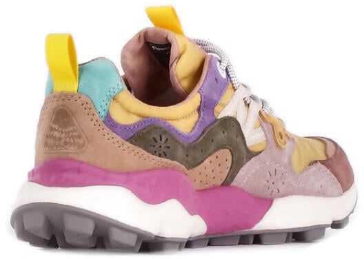 Flower Mountain Sneakers Brown Grey Bruin