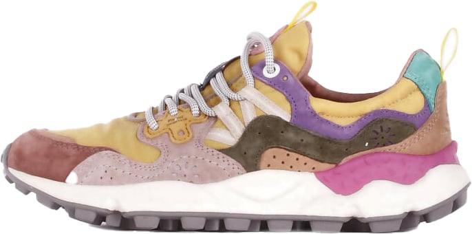 Flower Mountain Sneakers Brown Grey Bruin