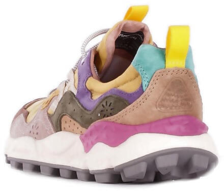 Flower Mountain Sneakers Brown Grey Bruin