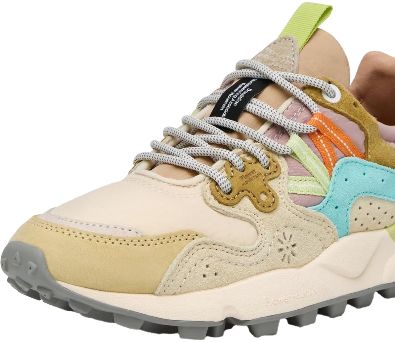 Flower Mountain Dames Yamano 3 Sneaker Wit/Multi Wit