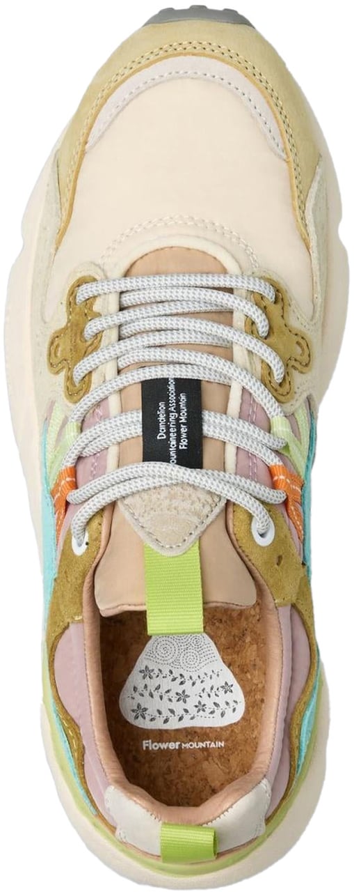 Flower Mountain Dames Yamano 3 Sneaker Wit/Multi Wit