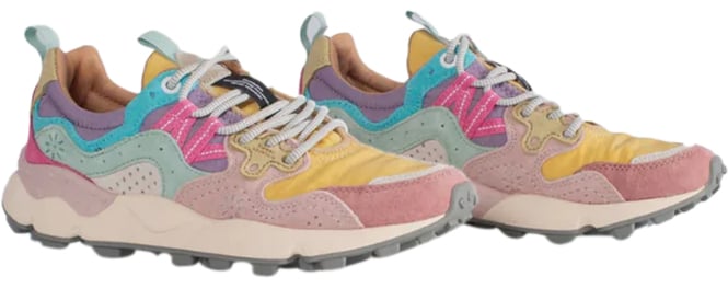 Flower Mountain Sneakers Pink Roze