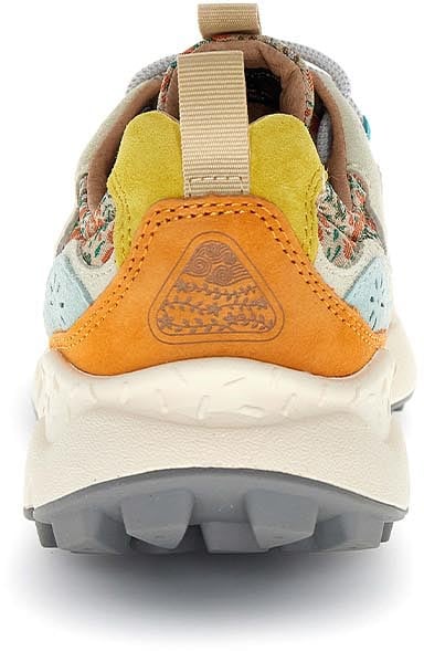 Flower Mountain Sneakers Leo Chestnut-Light Blue-Orange Divers