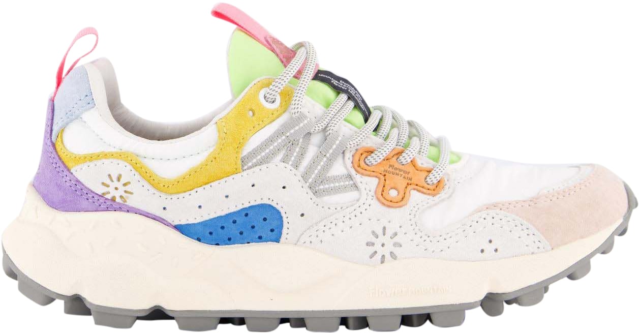 Flower Mountain Dames Yamano 3 Sneaker Wit/Multi Wit