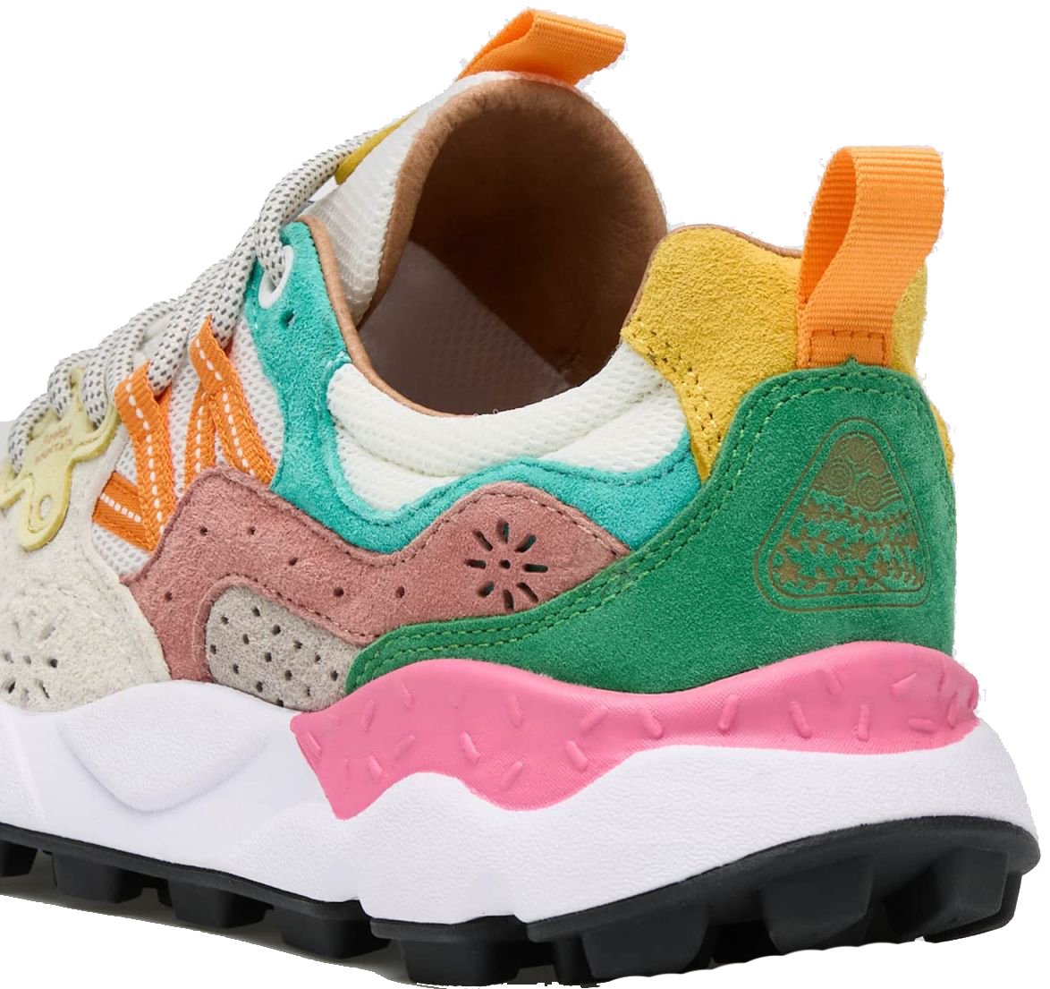 Flower Mountain Sneakers Whitefuchsia Roze