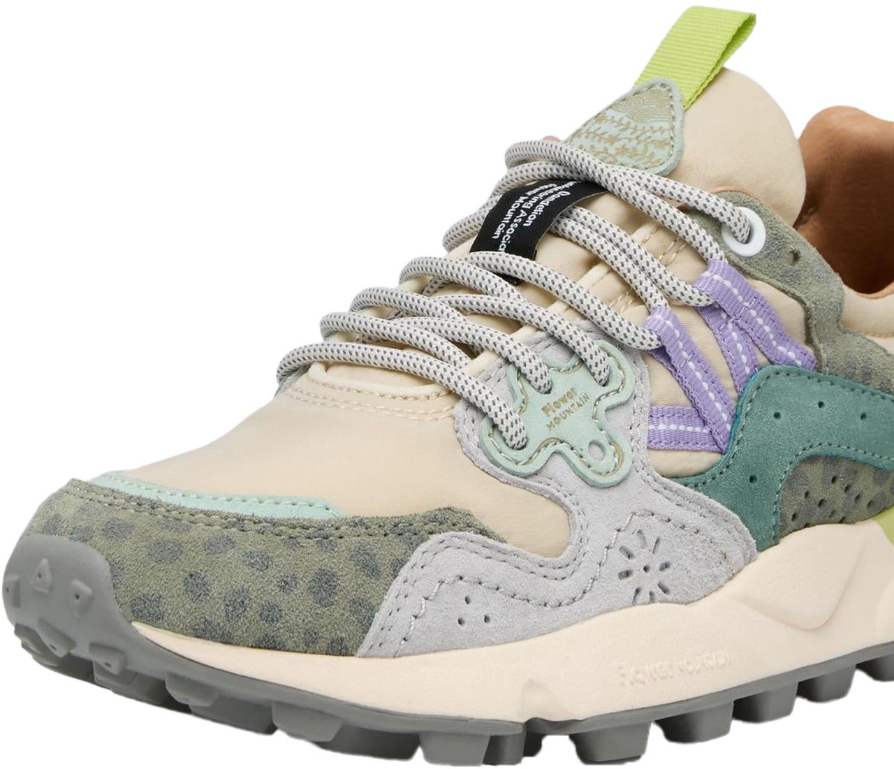Flower Mountain Dames Yamano 3 Sneaker Groen Groen