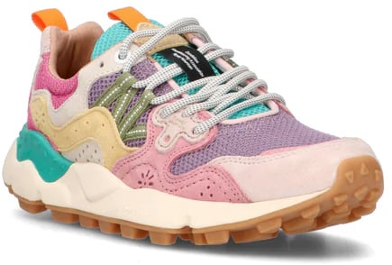 Flower Mountain Sneakers Pink Roze