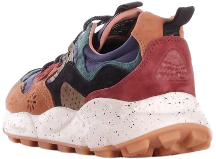 Flower Mountain Sneakers Navy Brown Divers