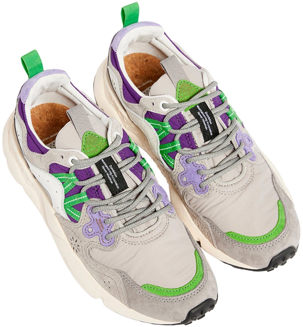 Flower Mountain Sneakers Grey Grijs