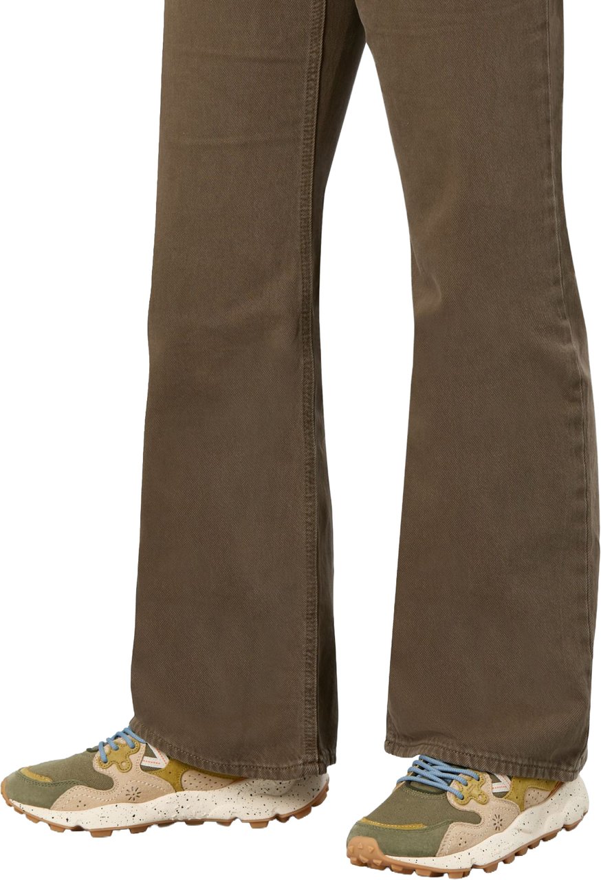 Flower Mountain Sneakers Military-Taupe Donkergroen