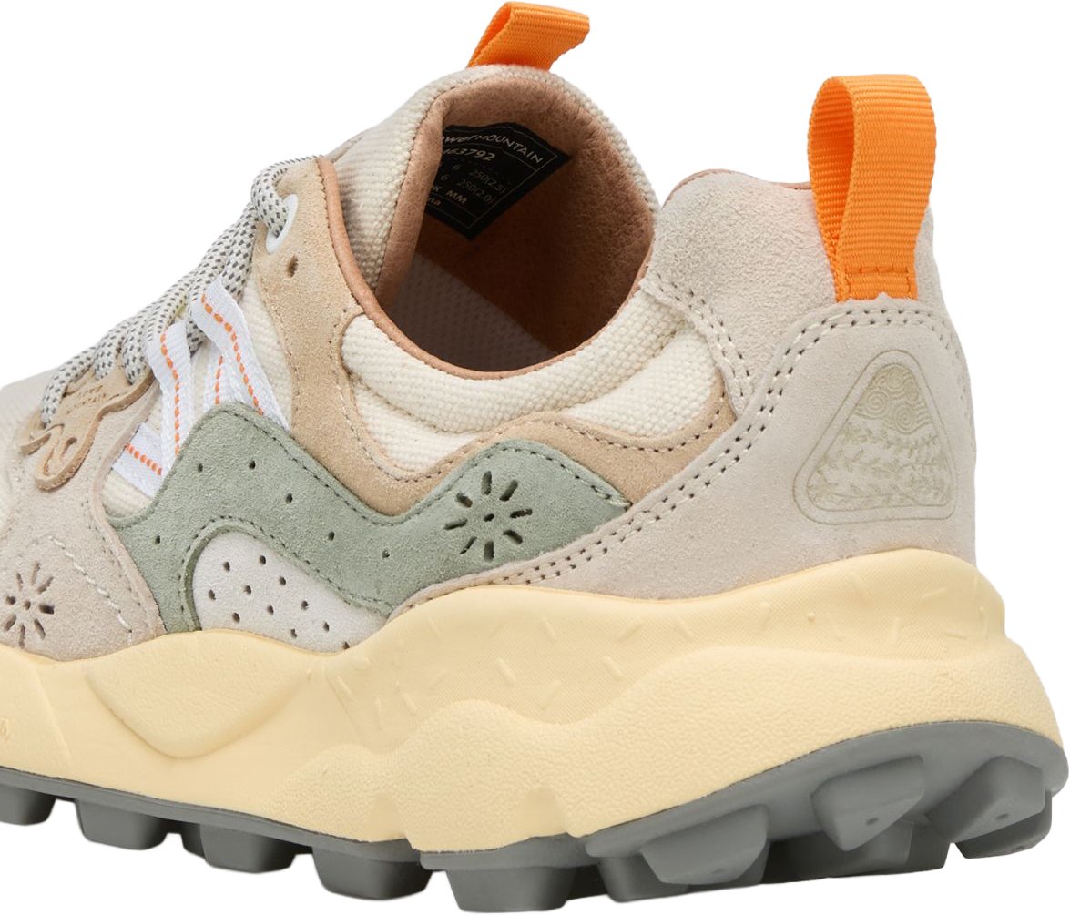 Flower Mountain Sneakers Off White-Sage Wit