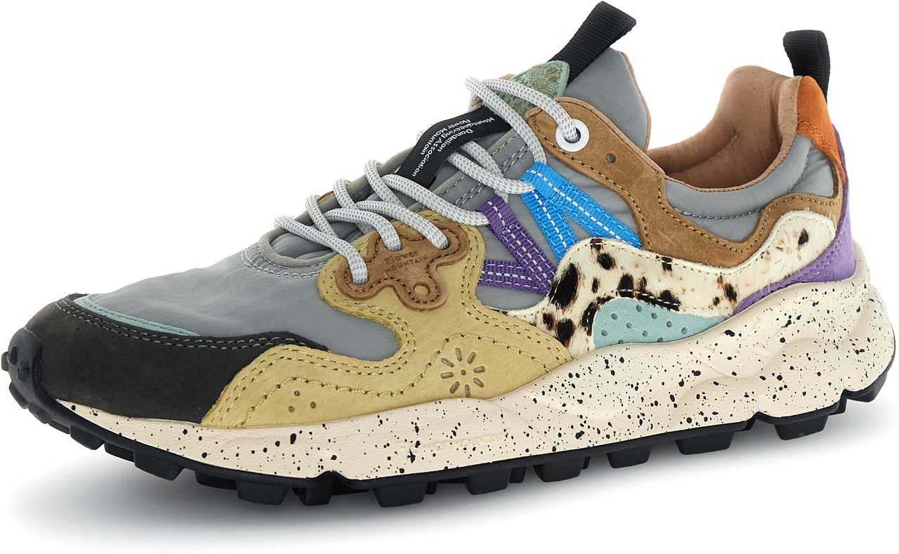Flower Mountain Sneakers Grigio Lichtgrijs