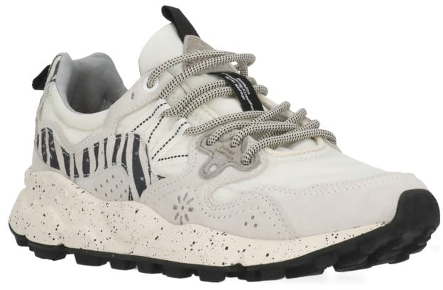 Flower Mountain Sneakers Beige Wit