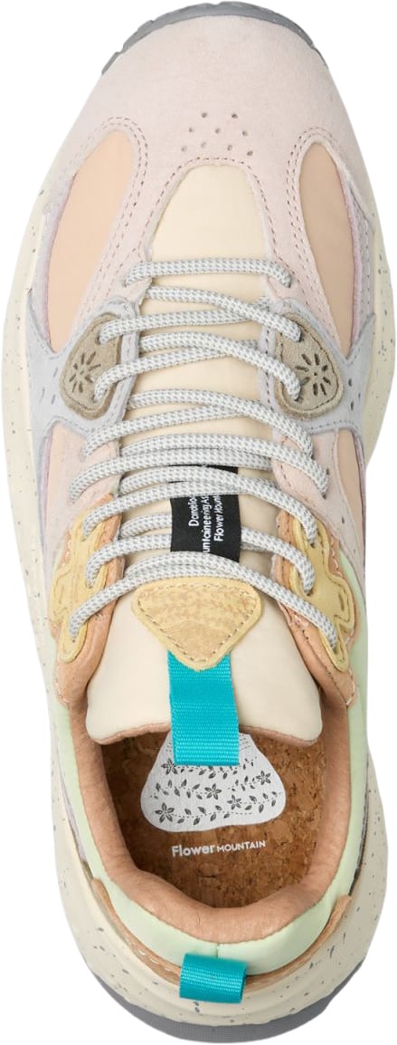 Flower Mountain Sneakers Pale Pink-Lilac-Light Green Divers