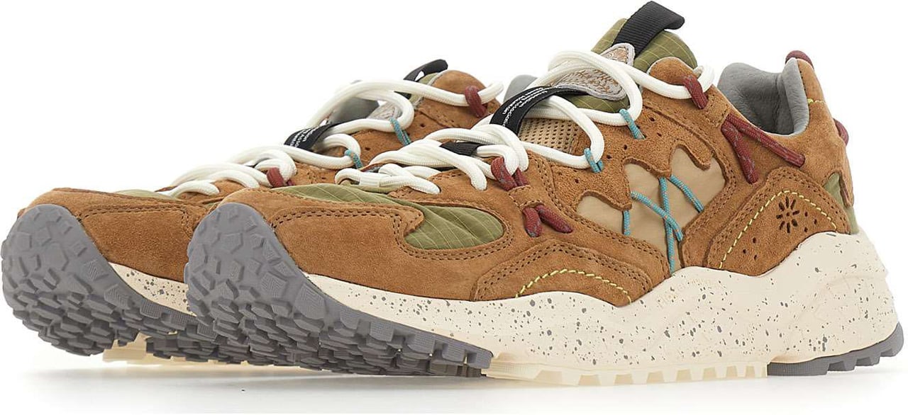 Flower Mountain Sneakers Brown Beige