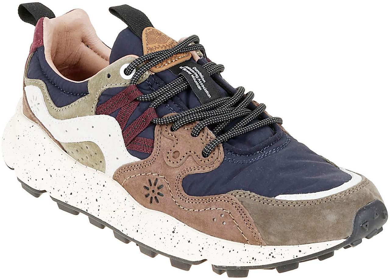 Flower Mountain Flat Shoes C Marrone Blu Bruin