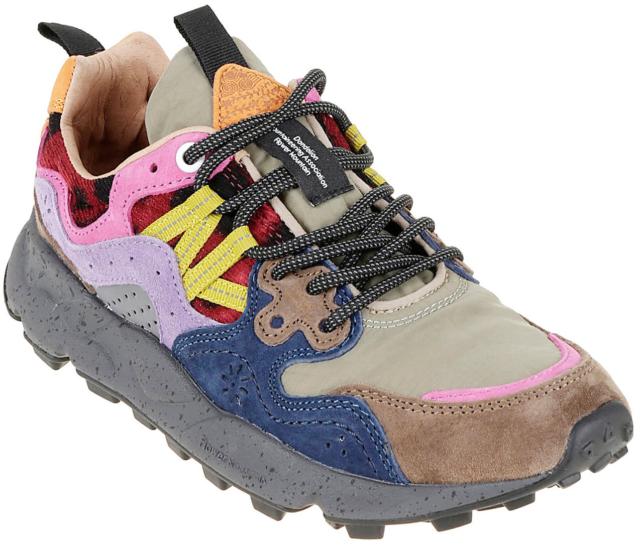 Flower Mountain Flat Shoes B Militare Blu Glicine Blauw