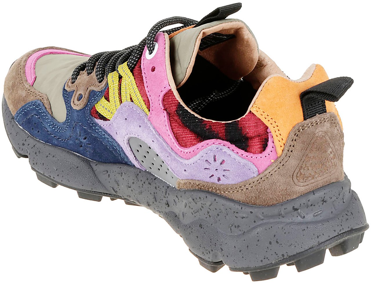 Flower Mountain Flat Shoes B Militare Blu Glicine Blauw