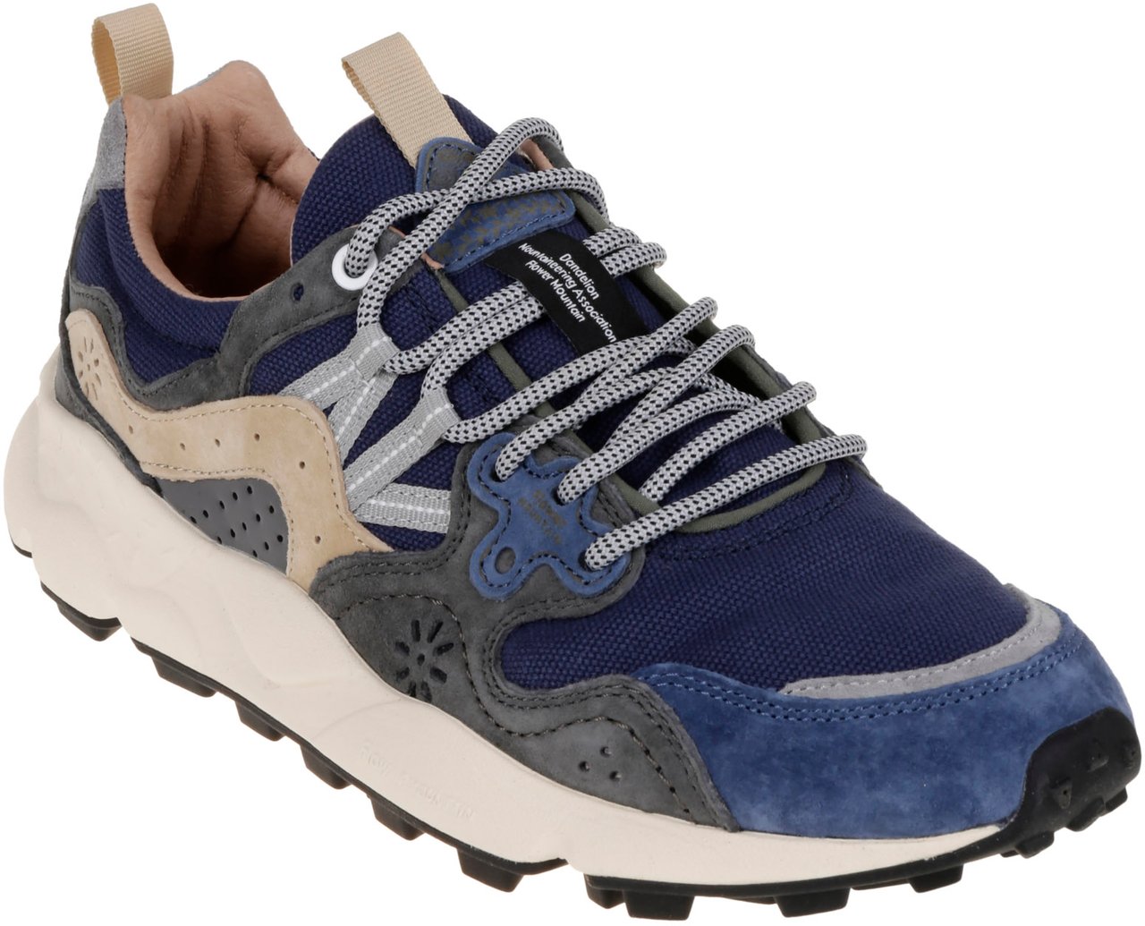 Flower Mountain Flat Shoes C Navyantracite Navy