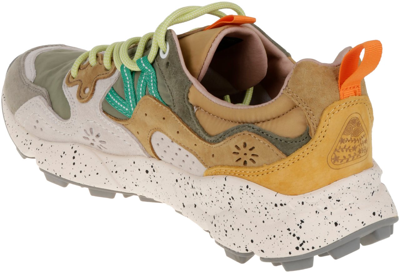 Flower Mountain Flat Shoes F Greywhitetaupe Grijs