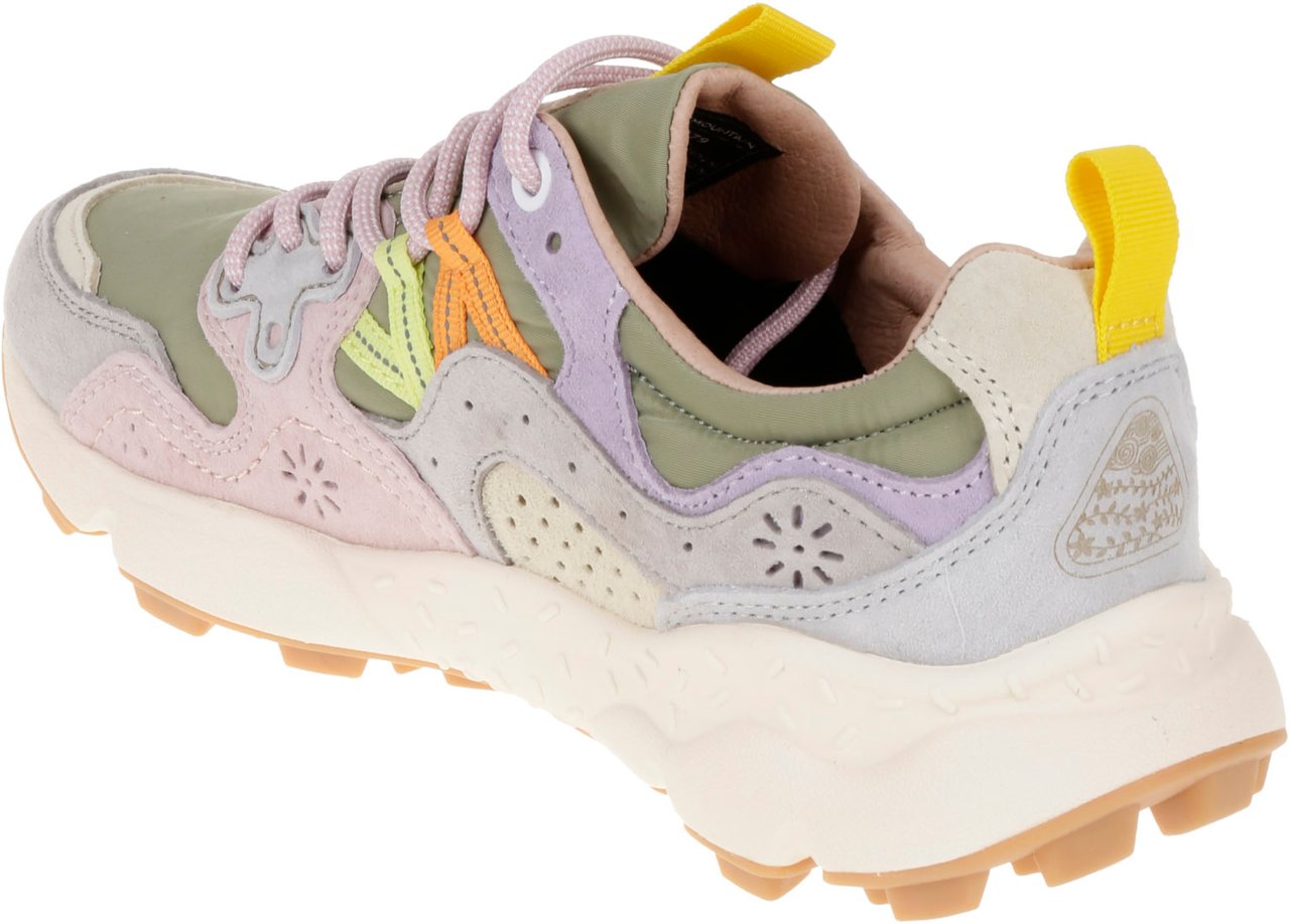 Flower Mountain Flat Shoes B Light Grey Military Grijs