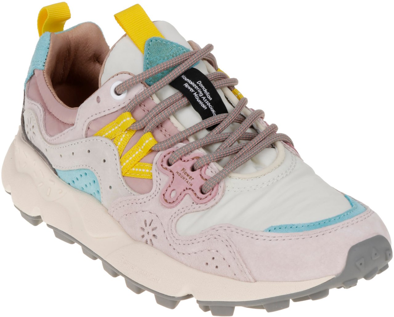 Flower Mountain Flat Shoes C Pink Offwhite Roze