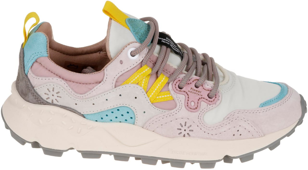 Flower Mountain Flat Shoes C Pink Offwhite Roze