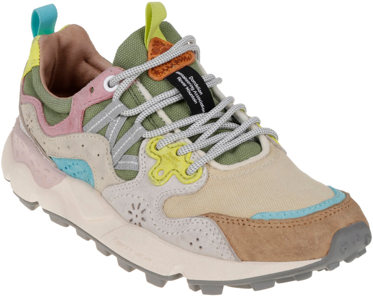 Flower Mountain Flat Shoes D Beige White Beige