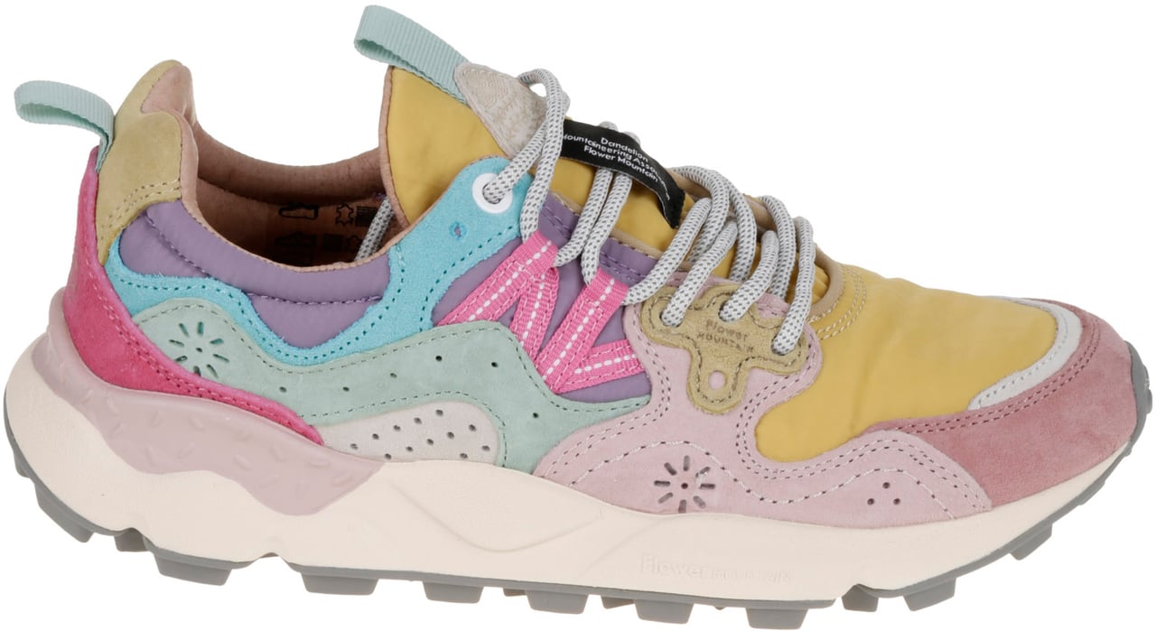 Flower Mountain Flat Shoes F Pink Roze