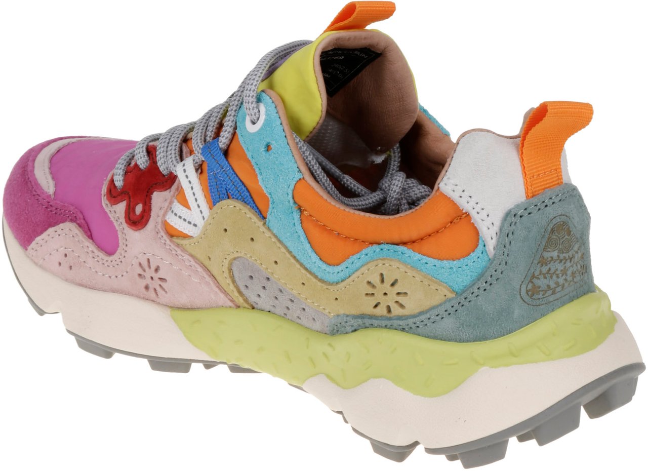 Flower Mountain Flat Shoes G Pink Fuchsia Roze