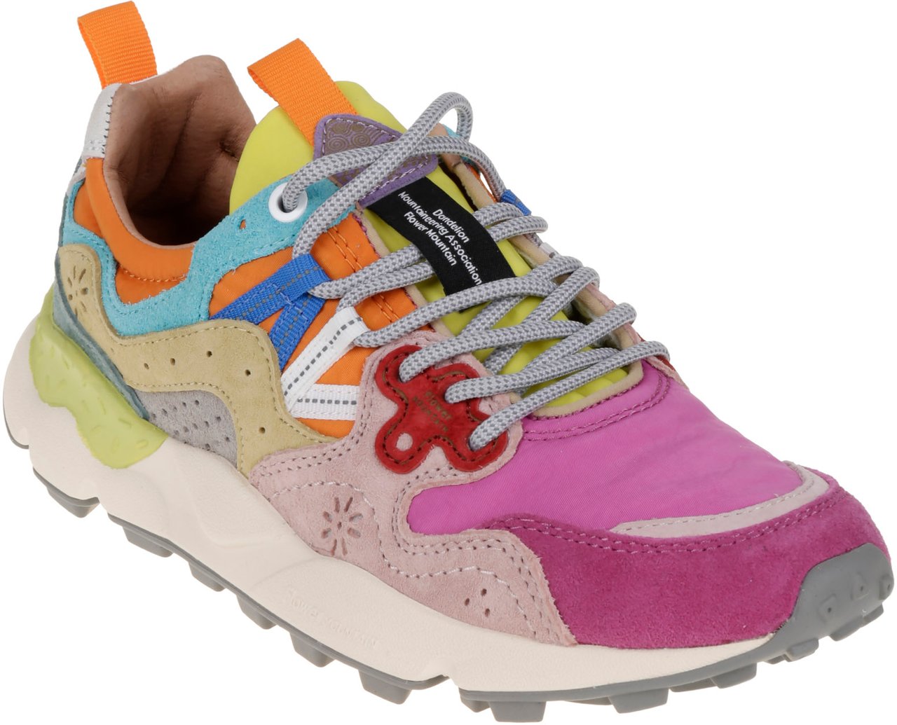 Flower Mountain Flat Shoes G Pink Fuchsia Roze