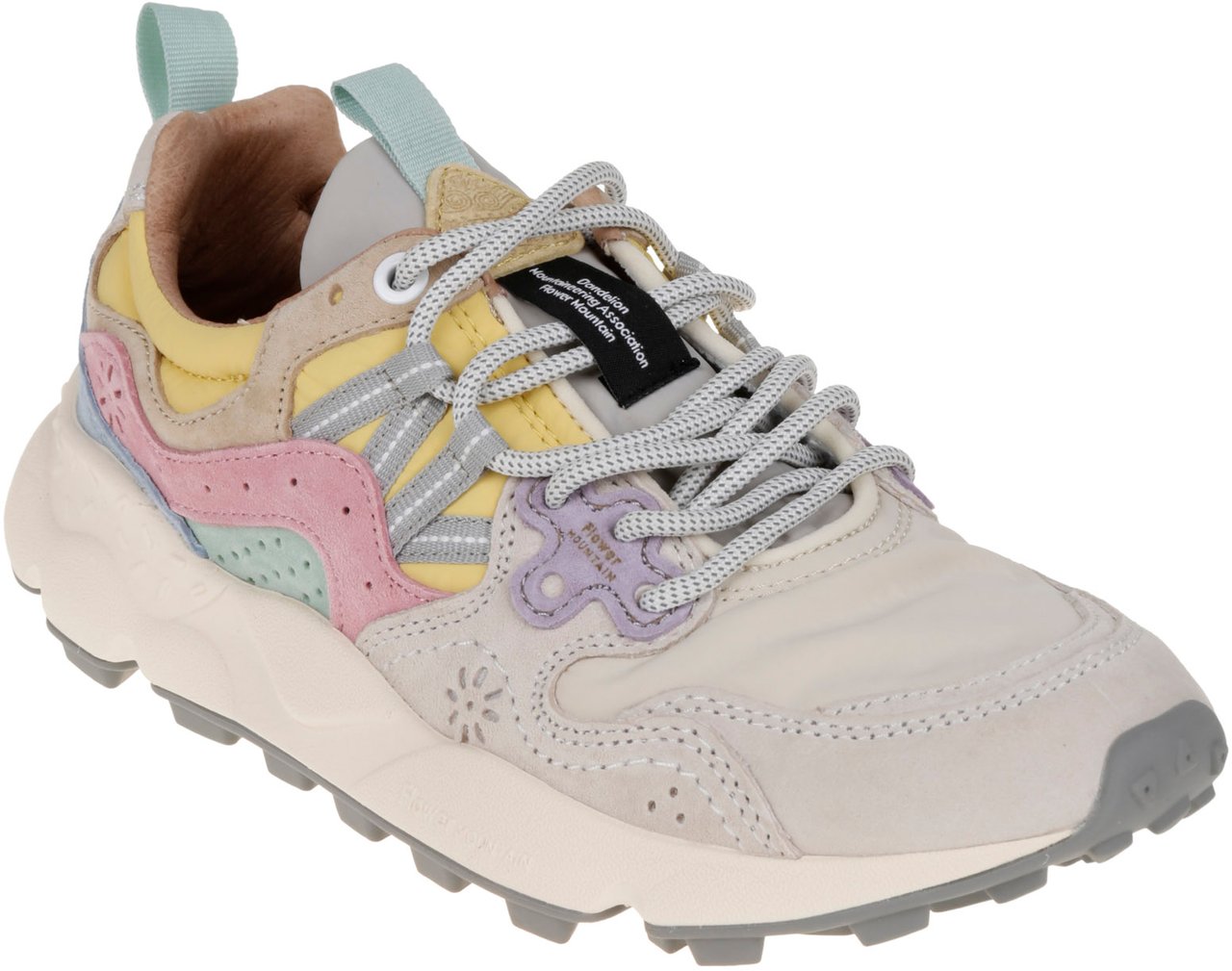 Flower Mountain Flat Shoes L Rose Roze