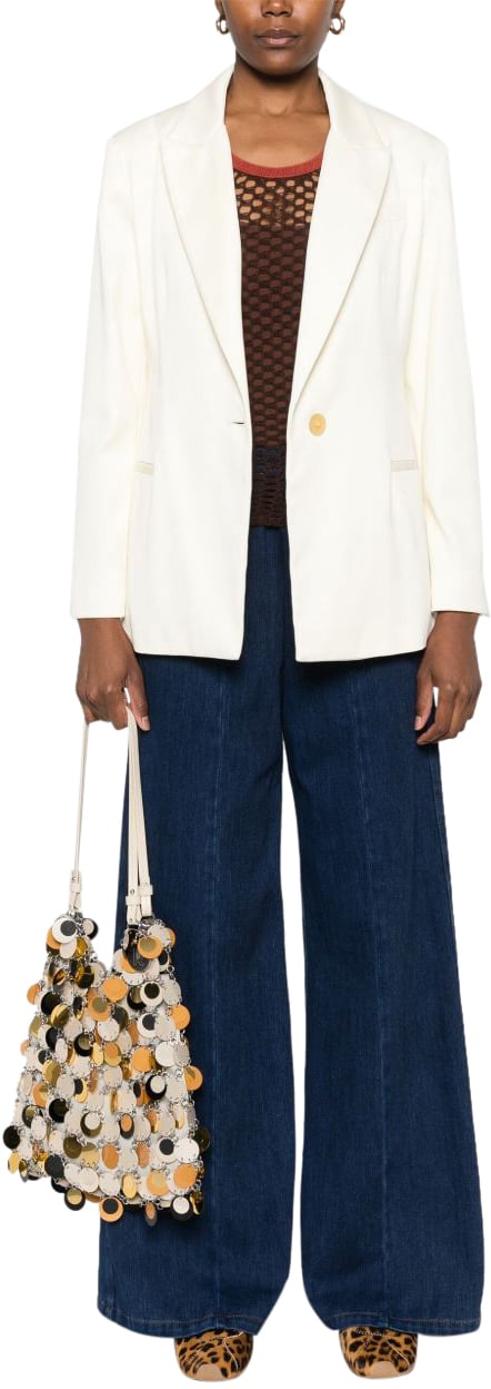 Forte Forte Jackets Ivory Wit