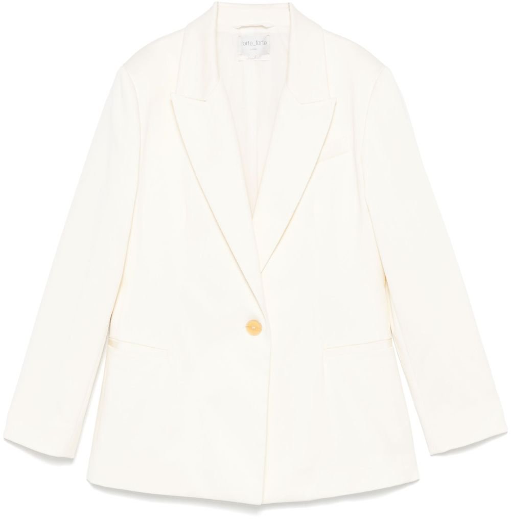Forte Forte Jackets Ivory Wit
