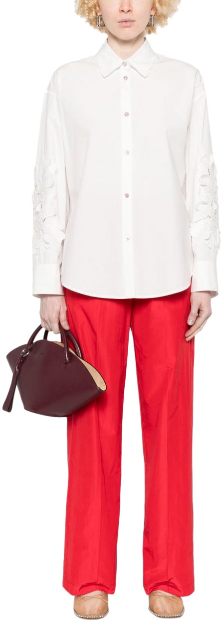 Forte Forte Trousers Red Rood
