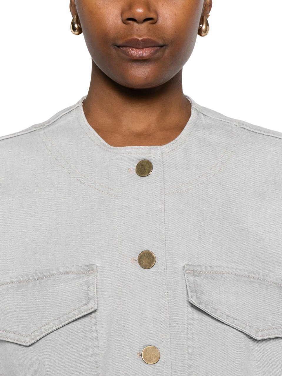 Forte Forte Coats Grey Grijs