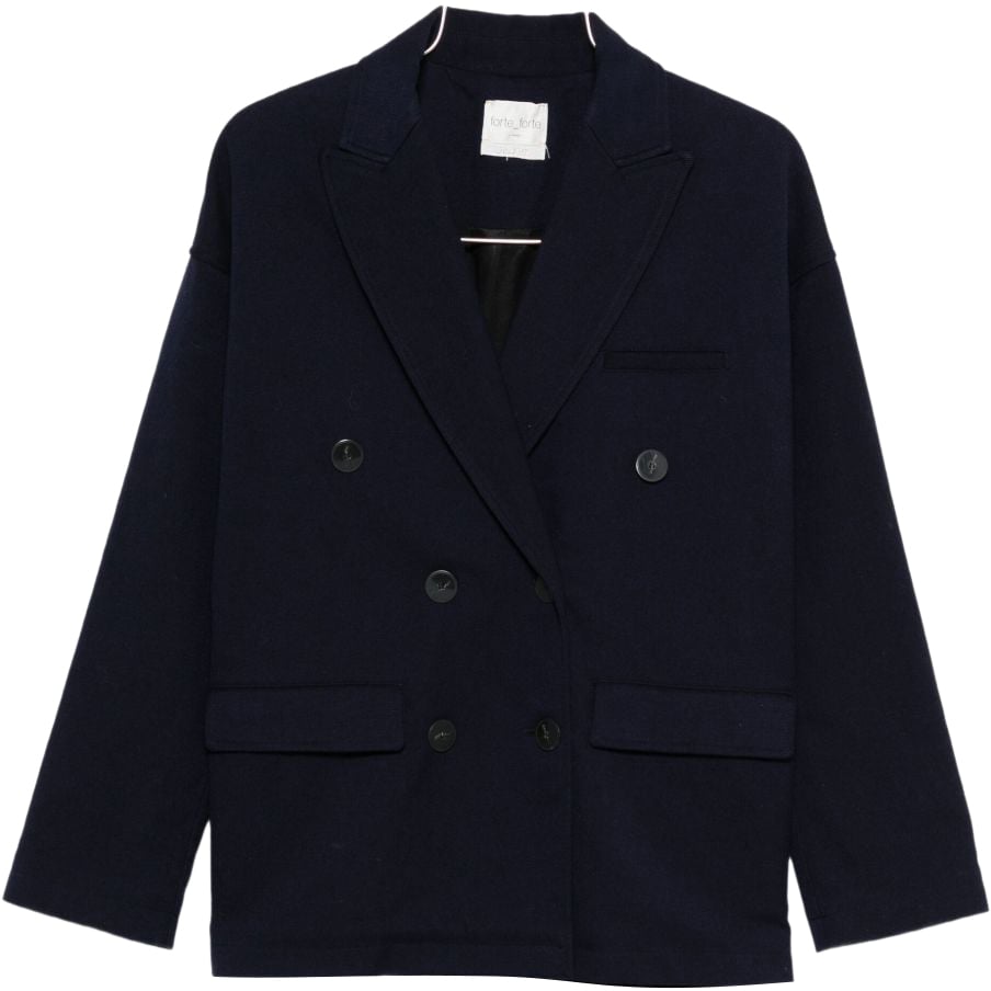 Forte Forte Jackets Blue Blauw
