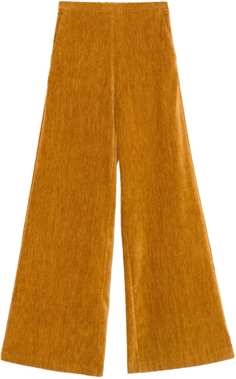 Forte Forte Trousers Marrone Chiaro Bruin