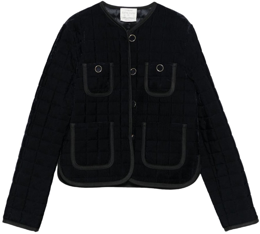 Forte Forte Jackets Blue Blauw
