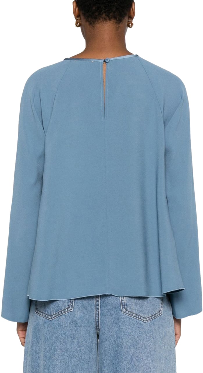 Forte Forte Top Clear Blue Blauw