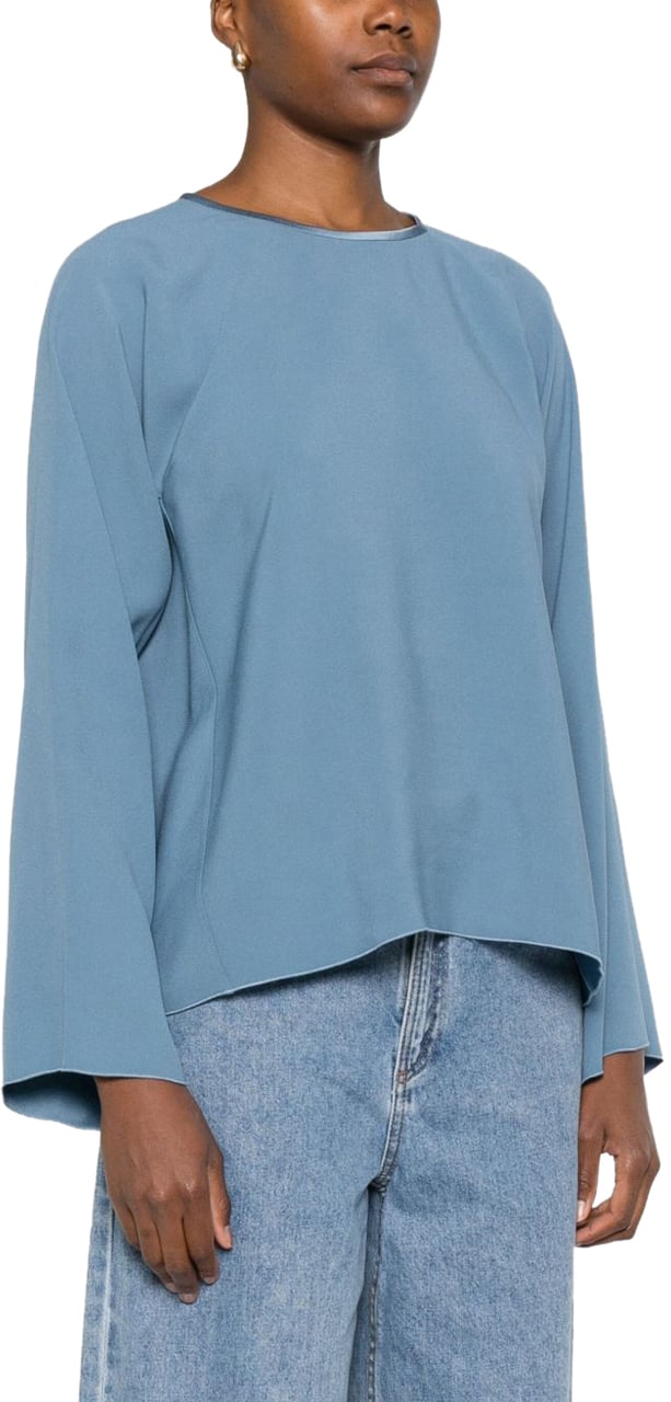 Forte Forte Top Clear Blue Blauw