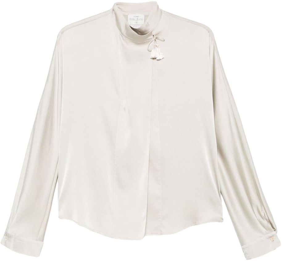 Forte Forte Shirts Silver Zilver