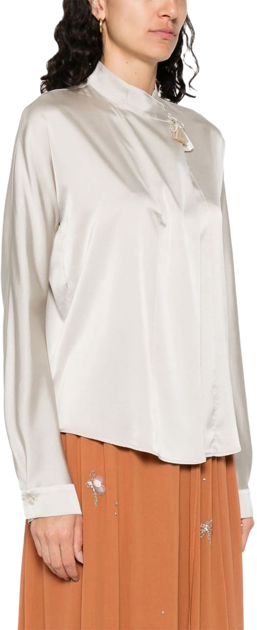 Forte Forte Shirts Silver Zilver