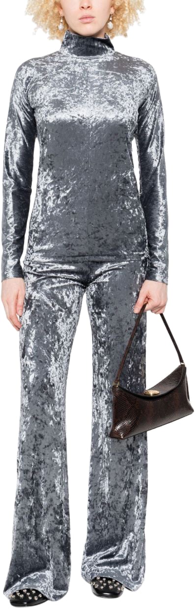 Forte Forte Trousers Grey Grijs