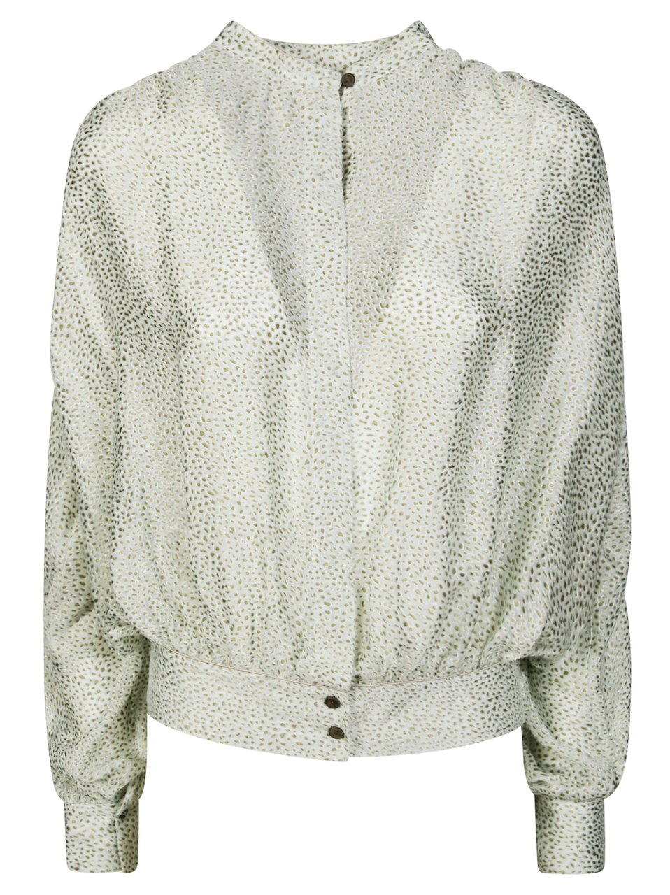 Forte Forte Viscose and Silk Blouse Grijs