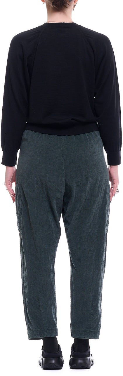 Forte Forte Minimalist Crew-Neck Knit Sweater Zwart