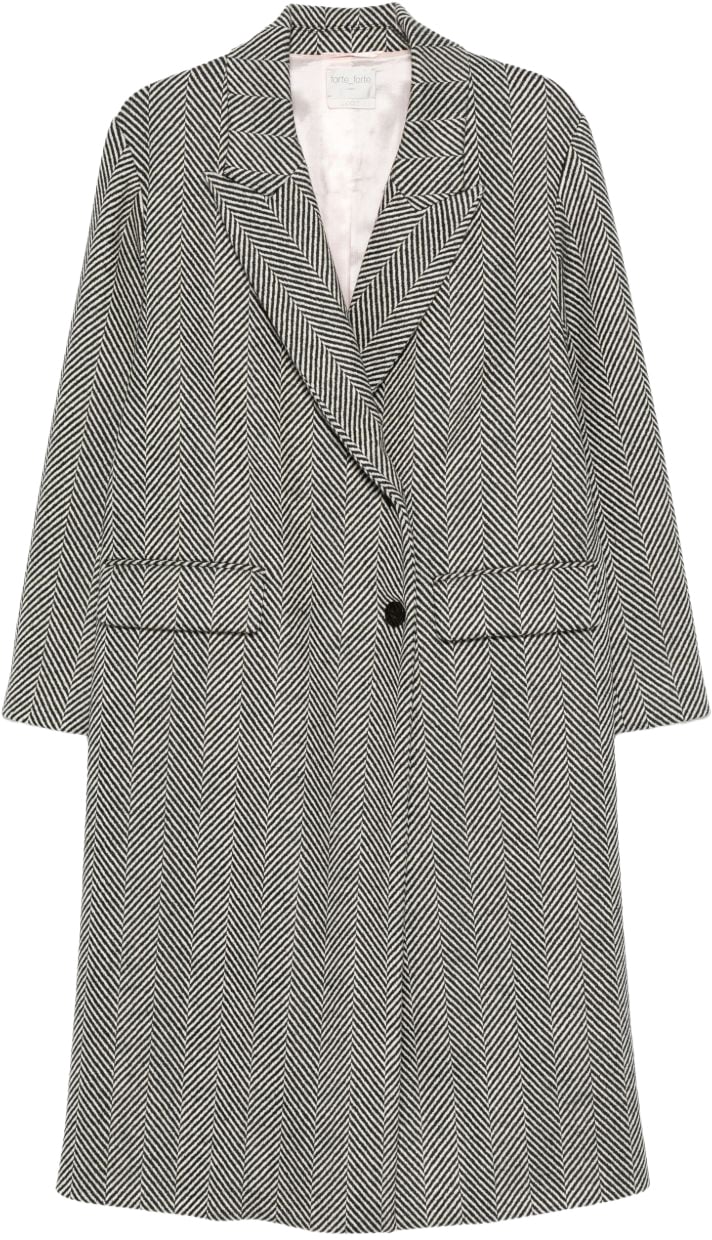 Forte Forte Coats Grey Grijs