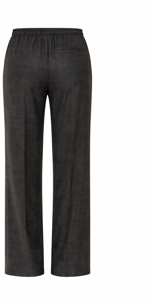 Forte Forte High-Rise Straight-Leg Pants Zwart