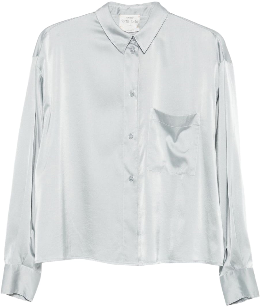 Forte Forte Shirts Grey Grijs